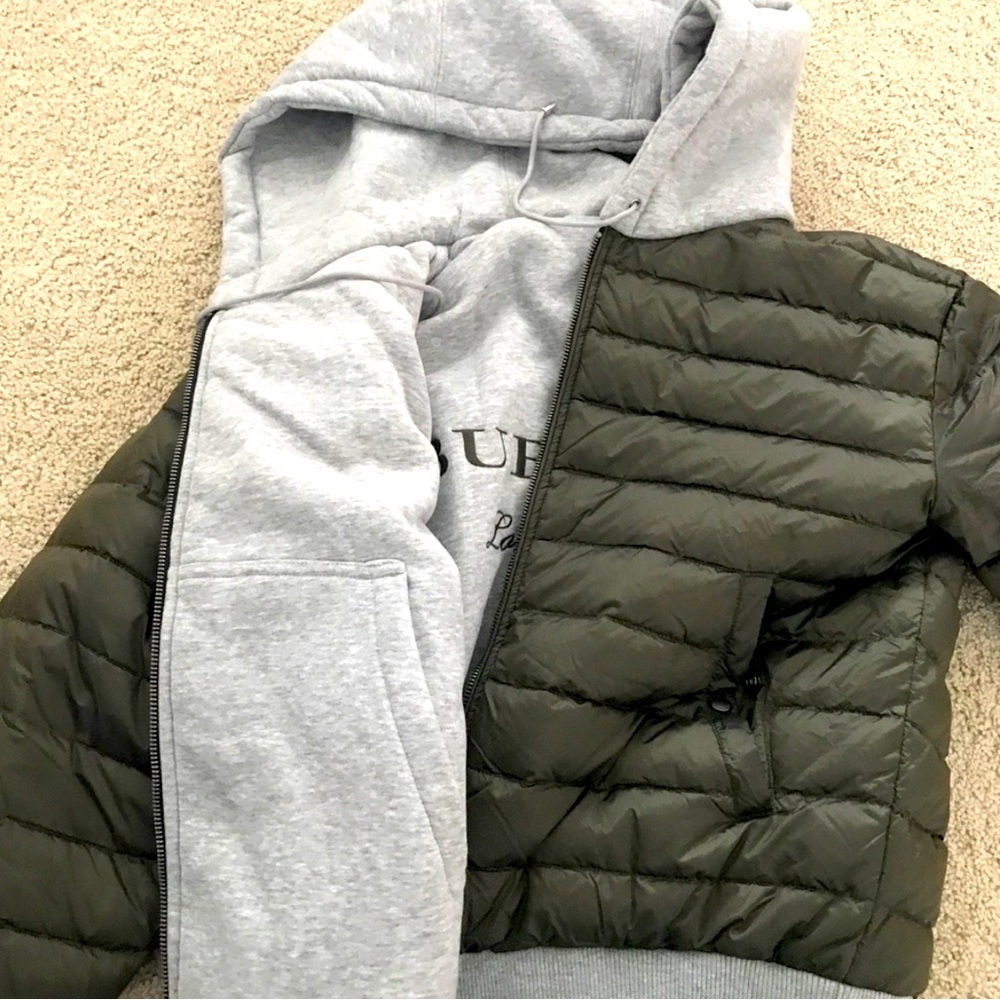 Burberry double sided down jacket women
